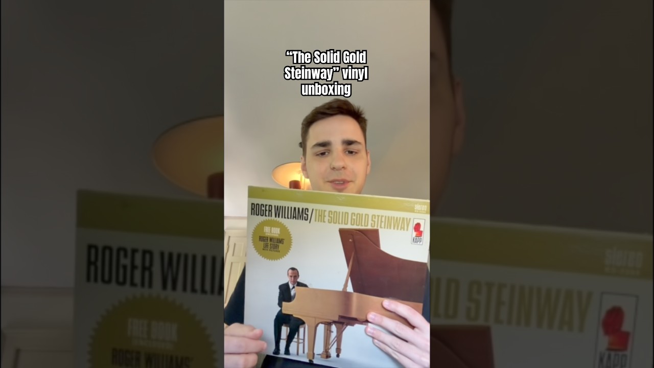 “The Solid Gold Steinway” vinyl and book unboxing