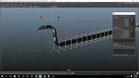 Snake rigging demo