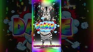 Funny Zebra Song for Kids 🦓 Zig Zag Zoom! #kidsshorts #educationalshorts #zebrasong