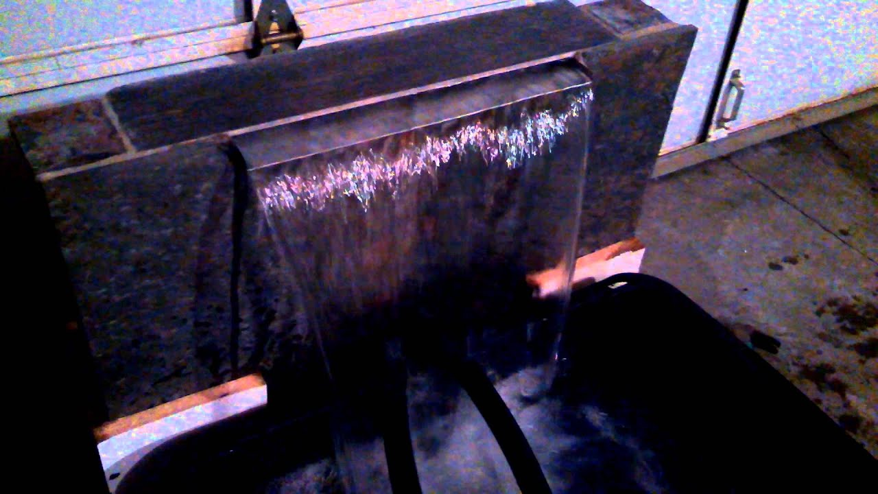 Sheet of Water fountain YouTube