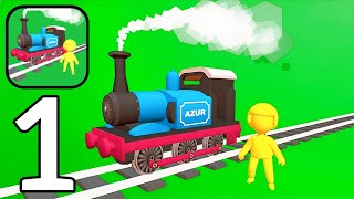 Rail Lands - Gameplay Walkthrough Part 1 - Tutorial (Android, iOS)