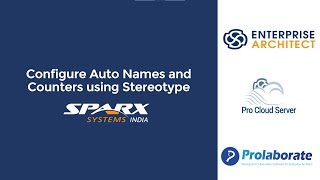 Configure Auto Names and Counters in Sparx Enterprise Architect 16