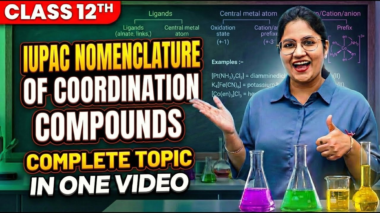 Номенклатура координационных соединений IUPAC | Химия, 12 класс | Рича Маам