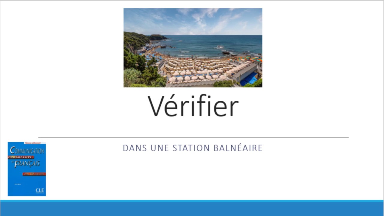 Vérifier - Dans une station balnéaire - YouTube