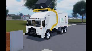 Recology King County Autocar front loader in Bothell WA [SEATTLE WA + COLLECT GARBAGE FOR FUN]
