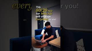 This 80/20 rule for meta ads will change everything for you!
