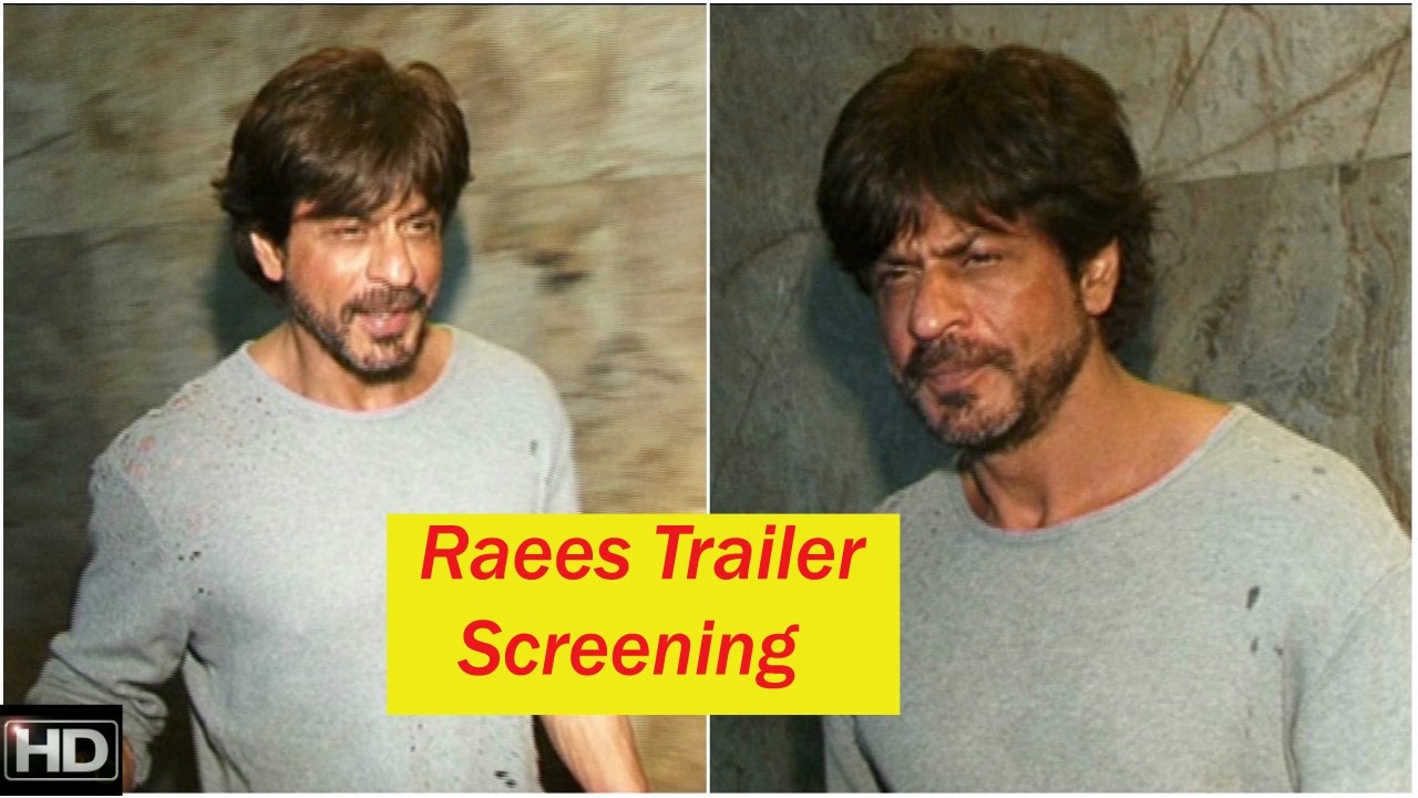 Glimpse Of Raees Trailer Screening Hosted By Shah Rukh Khan