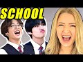 Americans React To BTS BACK TO SCHOOL 2 (Run BTS 112 and 113)