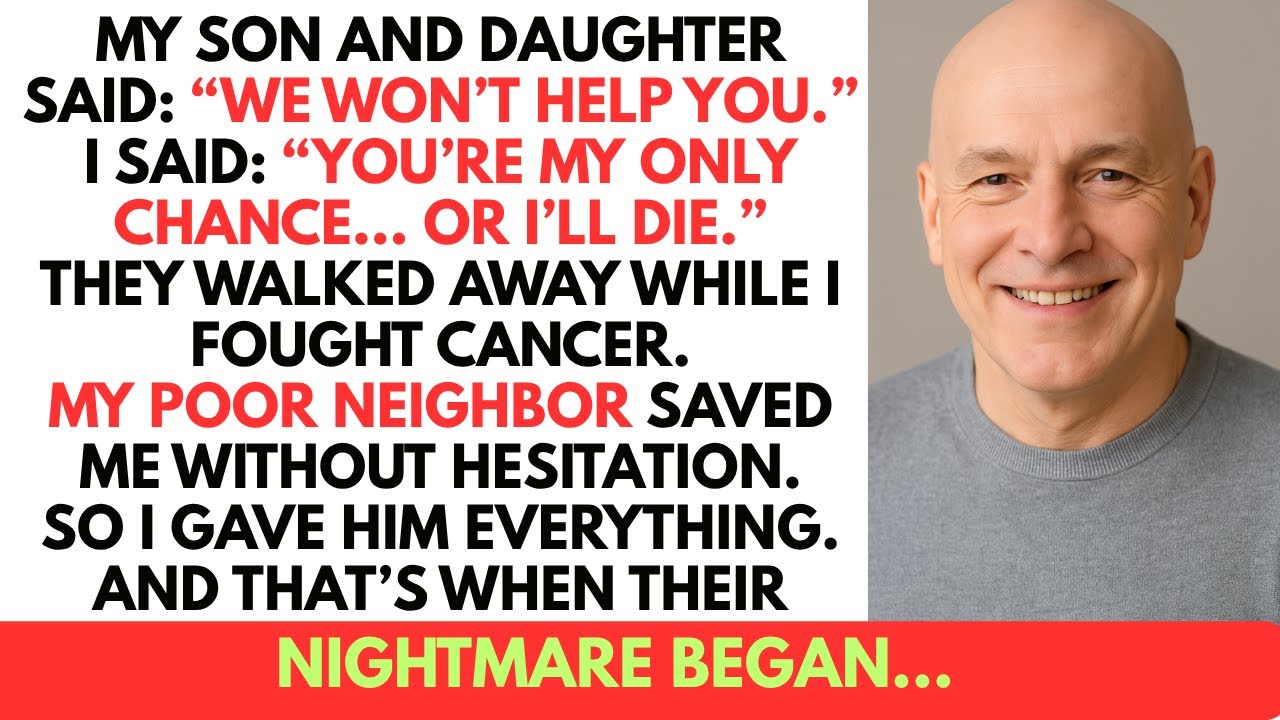 When I Got Cancer, My Children Left Me to Die—But My Poor Neighbor Saved Me,So I Gave Him Everything