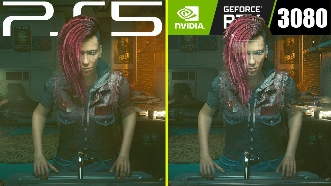 CyberPunk 2077 PS5 VS PC 4K Ray Tracing