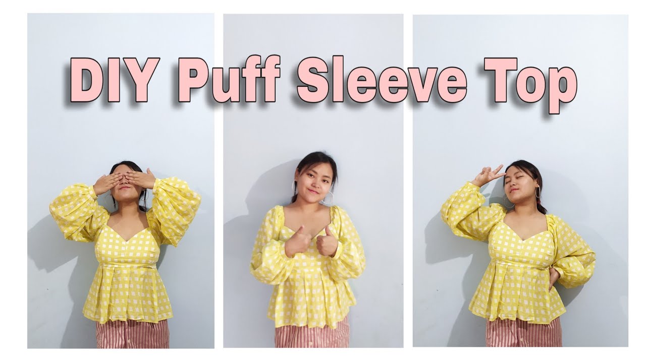 DIY Puff Sleeve Top | Easy Tutorial | Puffy Sleeve Blouse | DiyFashion TV