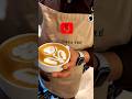 making latte art roses actually looks like this #coffee #barista