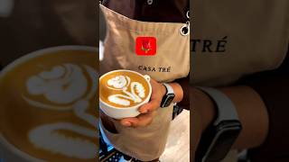 making latte art roses actually looks like this #coffee #barista