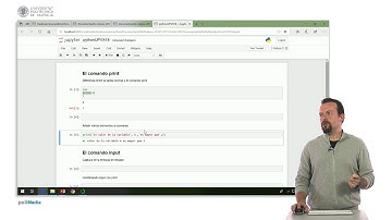 Los comandos print y input. | 22/51 | UPV