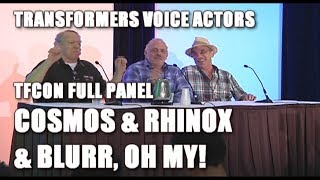 Q&A w/ Transformers John Moschitta Jr, Michael McConnohie, Richard Newman FULL PANEL from TFcon 2015