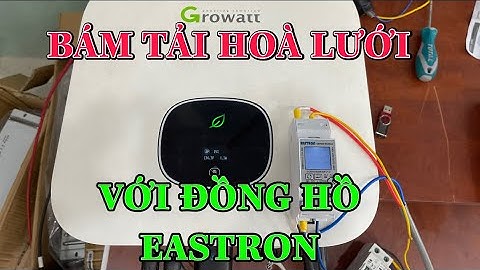 ĐỒNG HỒ EASTRON BÁM TẢI VỚI INVERTER HOÀ LƯỚI CÓ ỔN KHÔNG ?  - Nắng Solar