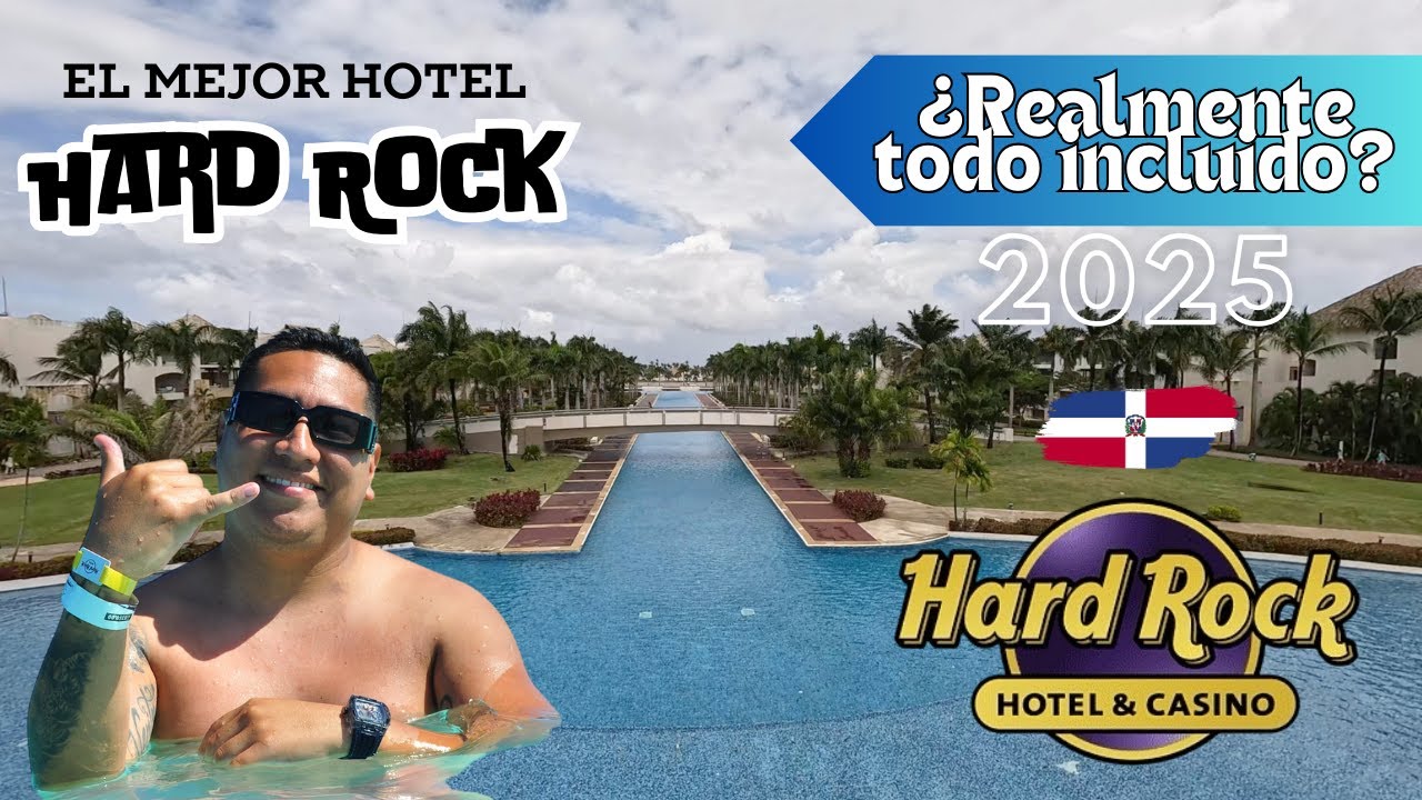 Hard Rock Punta Cana 2025 🎸¿Es realmente todo incluido? Tour completo por todo este hermoso hotel ☀️