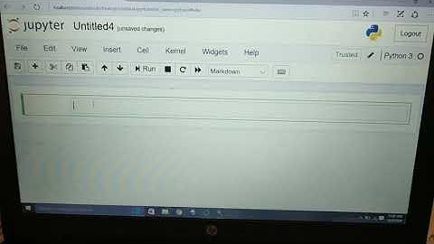 Markdown of cell in Jupyter Notebook