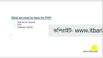 04  Make Computer PHP Ready  ITBari Tutorials