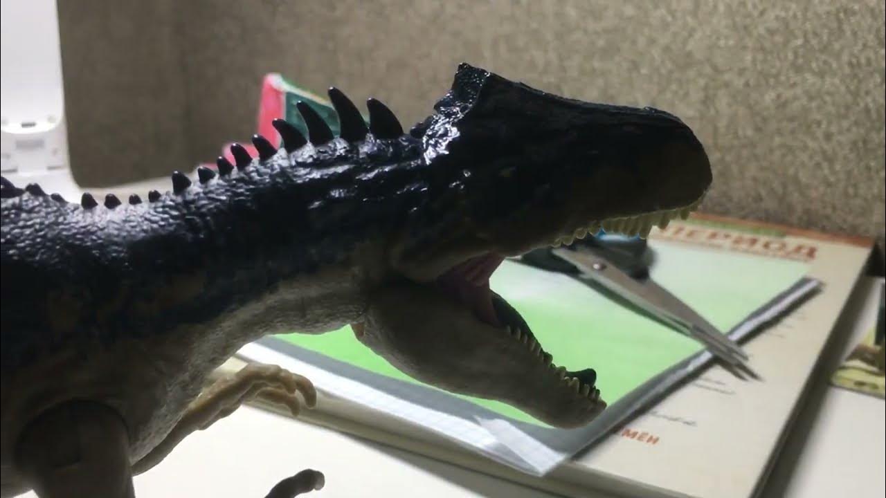 Обзор аллозавра от маттел - YouTube