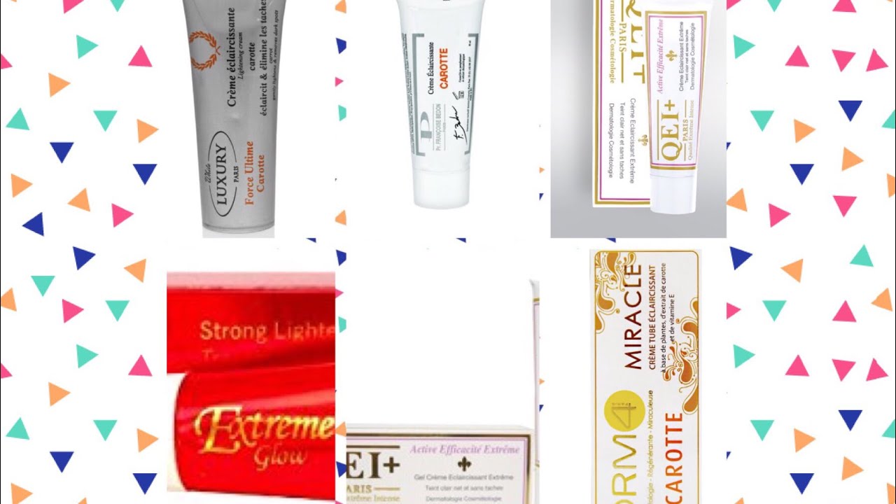 La liste de 10 tubes ( gels ) éclaircissants efficaces YouTube