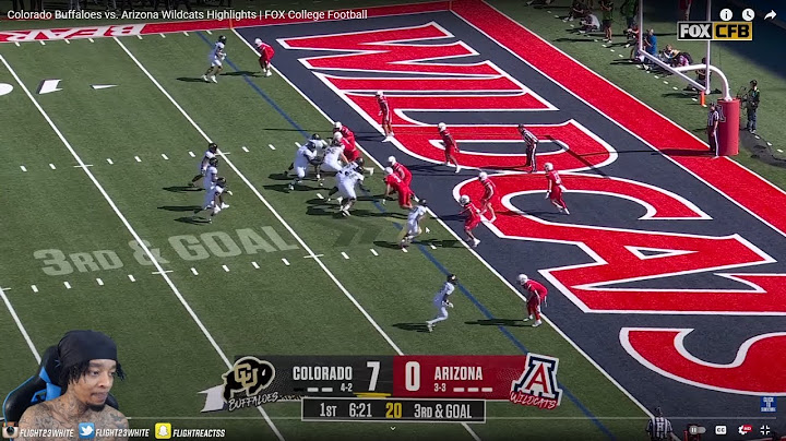 FlightReacts To Colorado Buffaloes vs. Arizona Wildcats Highlights College Football!