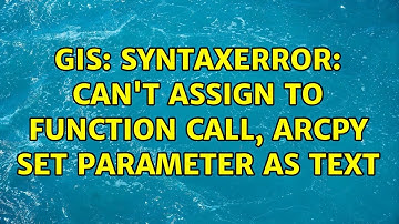 GIS: SyntaxError: can