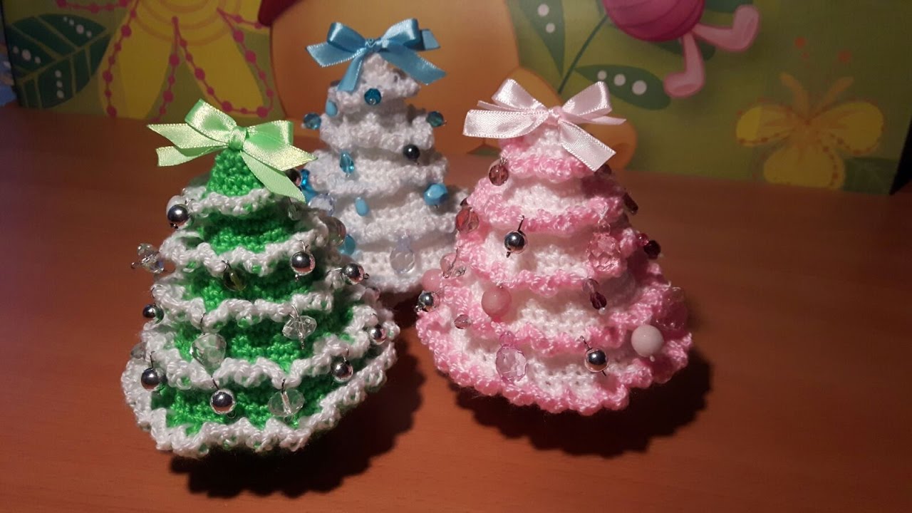 Lavoretti Di Natale Alluncinetto.Albero Natale Uncinetto Tutorial Christmas Tree Crochet Arbol De Navidad Arvore De Natal Youtube