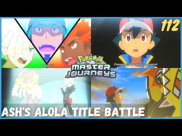 THE ALOLA CHAMPION RETURNS!  Pokémon Journeys Episode 112 Review