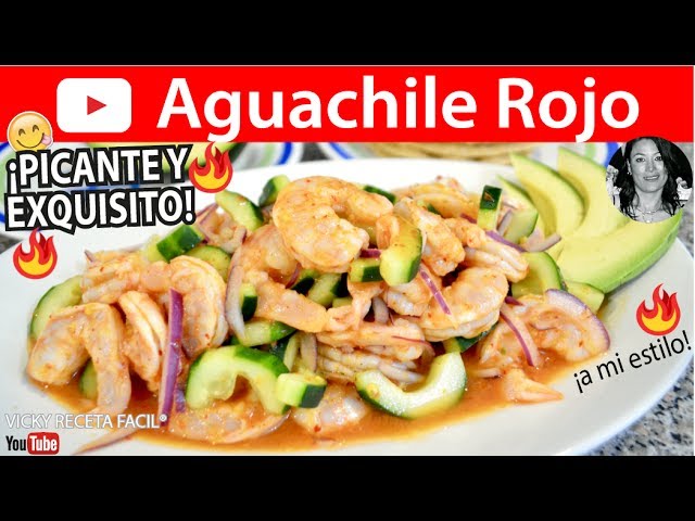 CÓMO HACER AGUACHILE ROJO | estilo Vicky Receta Facil | VICKY RECETA FACIL