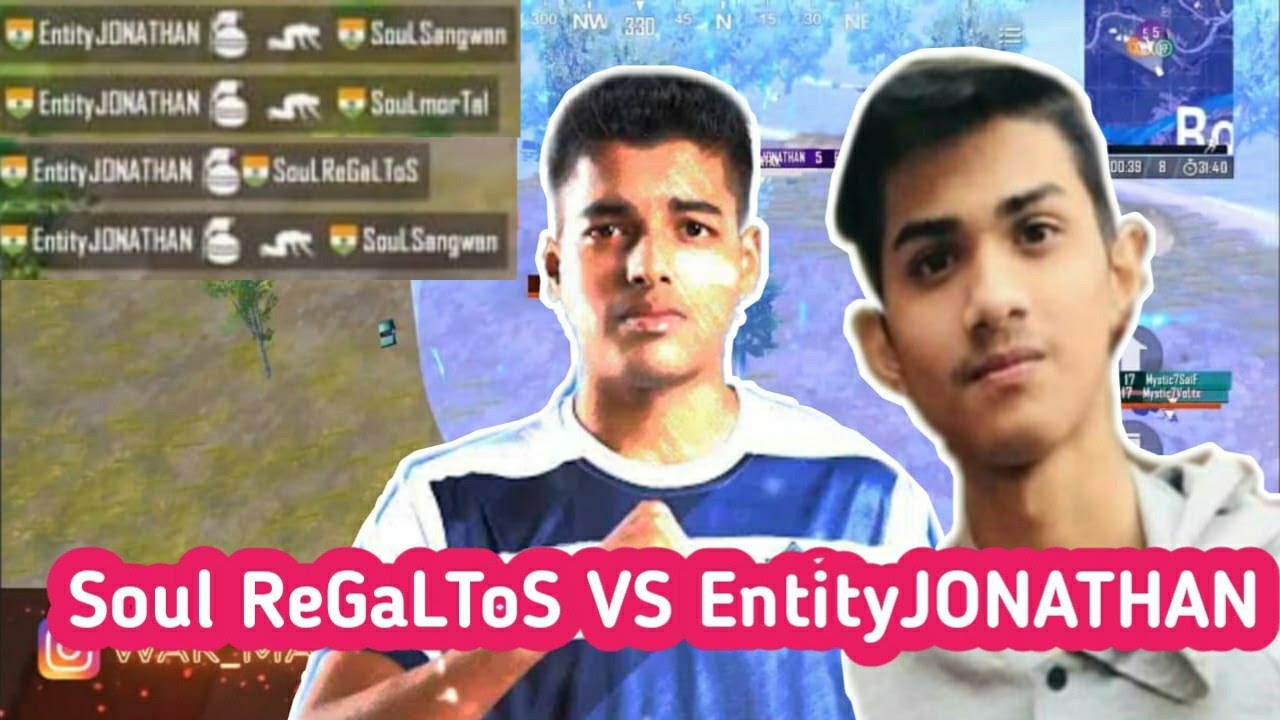 SouL VS Entity Gaming Intense Fight In Last Zone | EntityJONATHAN Squad Wipe By Nade 10 Kills Solo