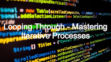 Looping Through - Mastering Iterative Processes | Introduction to Java with Eclipse ep 4