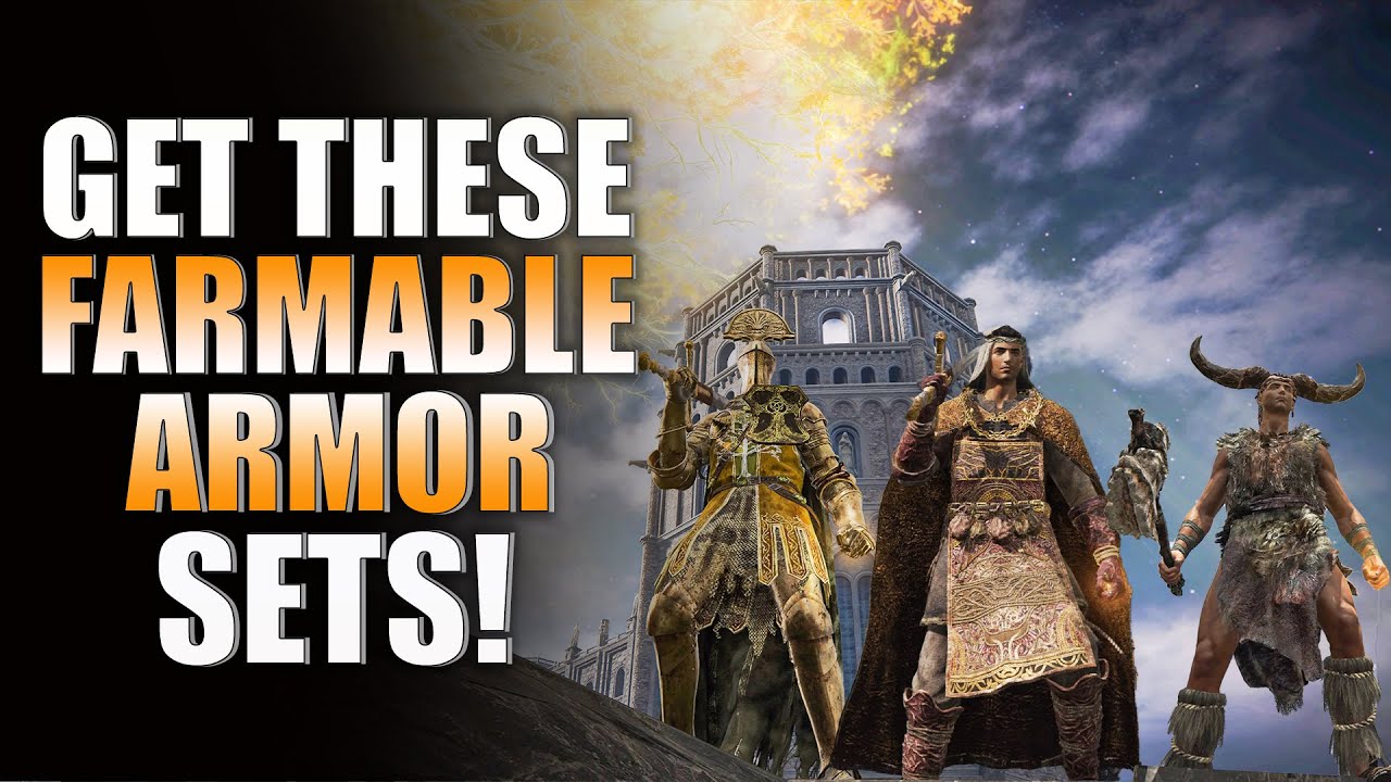Elden Ring How To Get 5 Armor Sets That Are Farmable! (Best EarlyMid