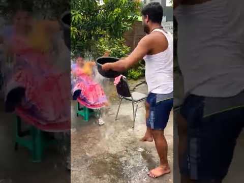 WHAT She Used His Towel... Instant Karma! 😂🤣 #FUNNY#SHORTS