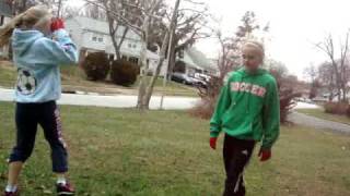 Random Gymnastics Outside