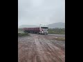 Freightliner Argosy Jake brake in South Africa — listen to that engine braking power in action.