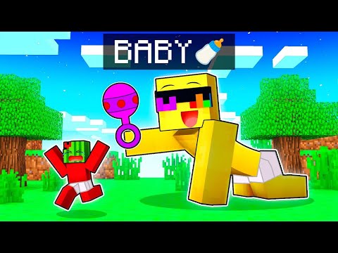 I Became A Baby In Minecraft