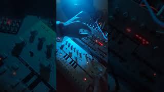 Acid Jam Dawless Po-32 Roland tb-03 Behringer Td-3 Sync clock  trigger in #shorts