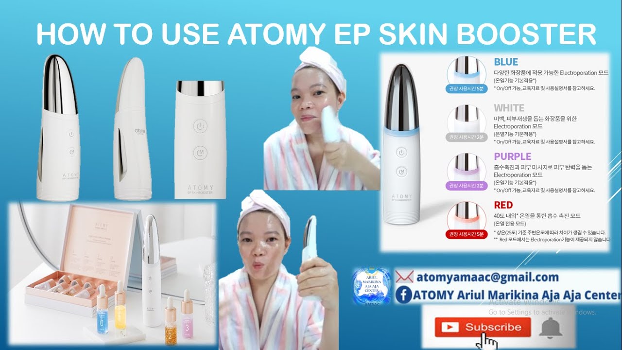 How to use ATOMY EP SKIN BOOSTER