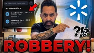 Details Spark Drivers Are Being ROBBED By The Spark Driver App.  Update
