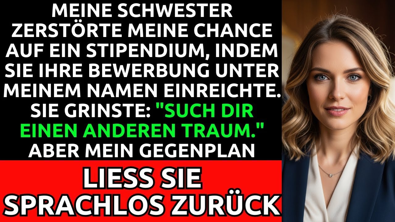 Wie meine Schwester mein Stipendium stahl - und wie ich es mir zurückholte