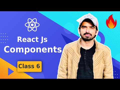 React Js Tutorial in Hindi & Urdu #6 - React Components 🔥