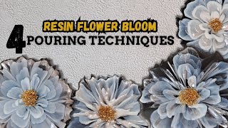 Four Different Techniques in 3D RESIN FLOWER BLOOM (Beginner - Intermediate level)