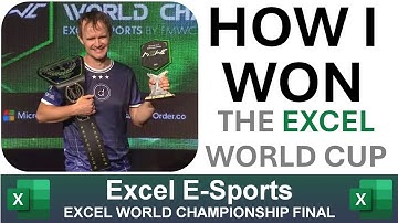 I won the Excel World Championship by folding Origami in a spreadsheet