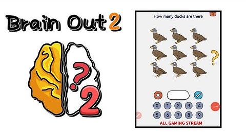 Brain Out 2 Level 212 || how many ducks are there Gameplay