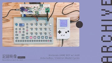 Elektron Model:Cycles / GAME BOY + mGB + ArduinoBoy | DAWless
