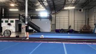 Standing two back handsprings to full