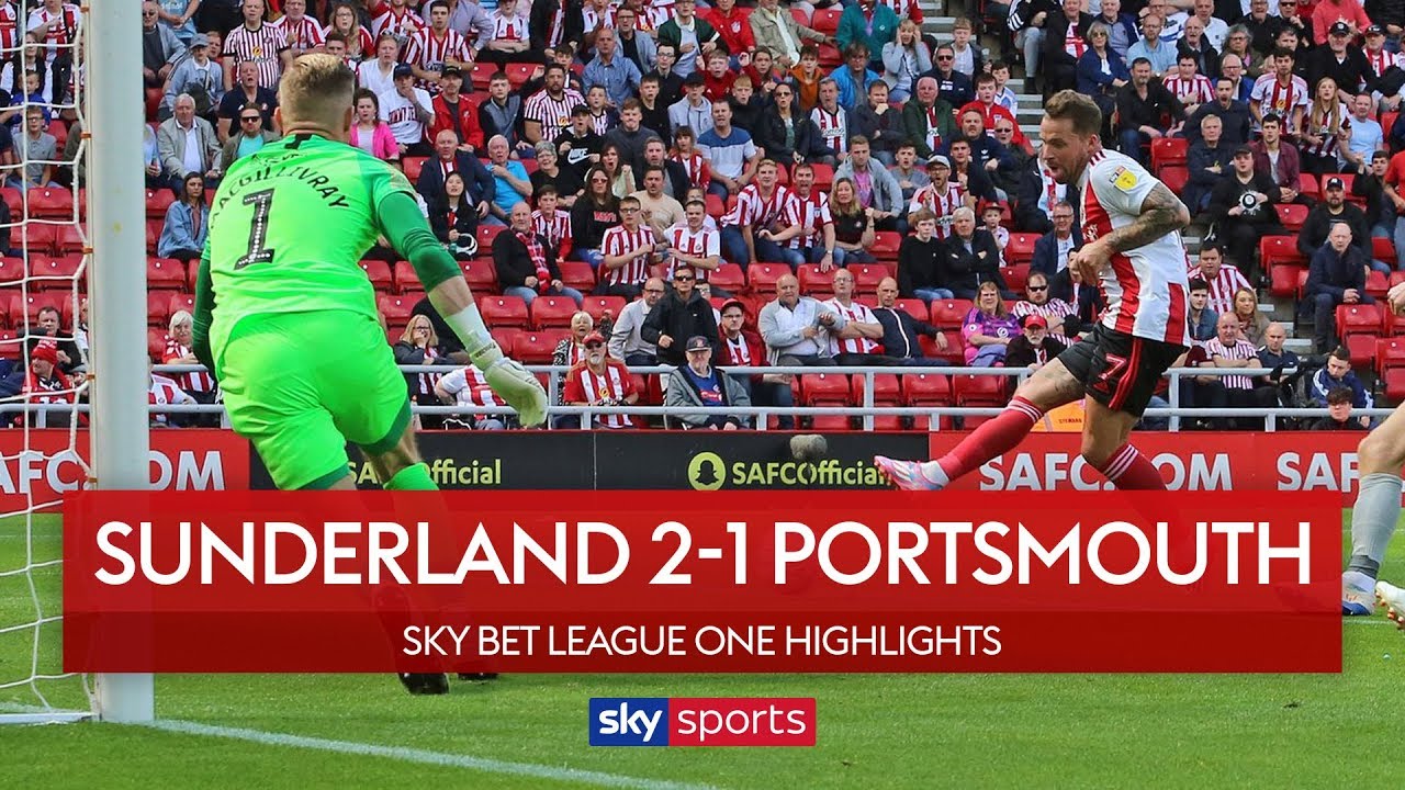 Sunderland come from behind to win! | Sunderland 2-1 Portsmouth | Highlights | EFL League One