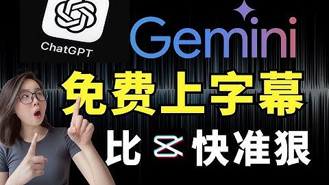 【免费】99%准确率的字幕自动神器,Whisper+Gemini 10 倍提效