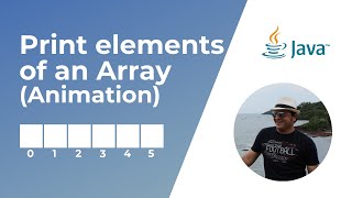 How to print elements of an Array in Java? | Animation